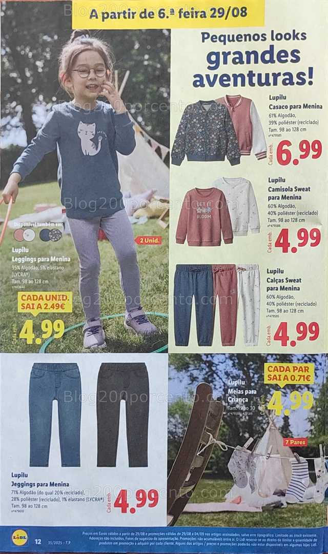 Antevisão Folheto LIDL Bazar Promoções de 25 agosto a 4 setembro