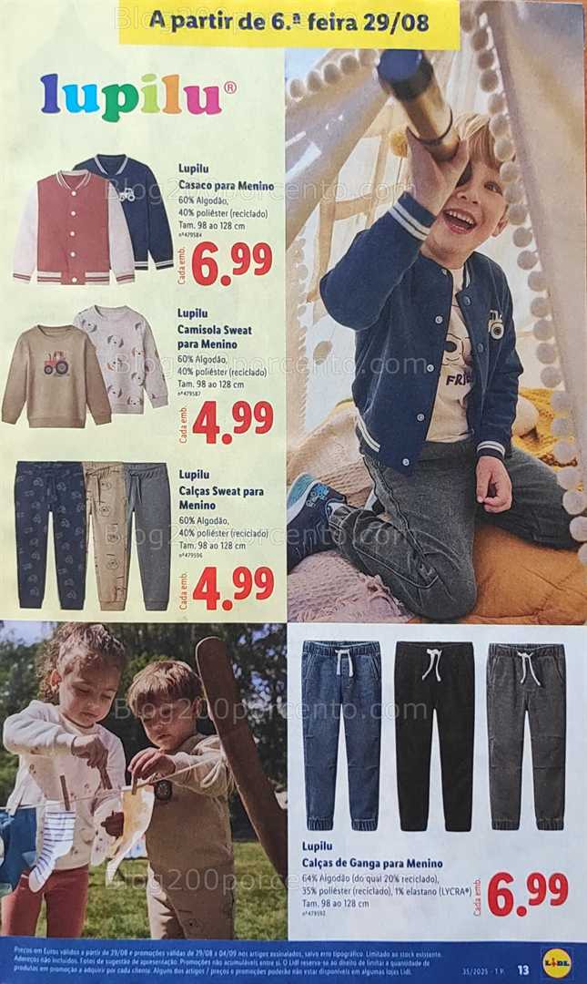 Antevisão Folheto LIDL Bazar Promoções de 25 agosto a 4 setembro