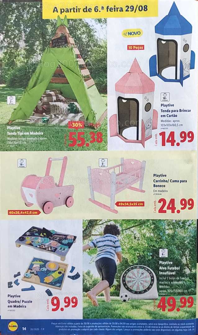 Antevisão Folheto LIDL Bazar Promoções de 25 agosto a 4 setembro