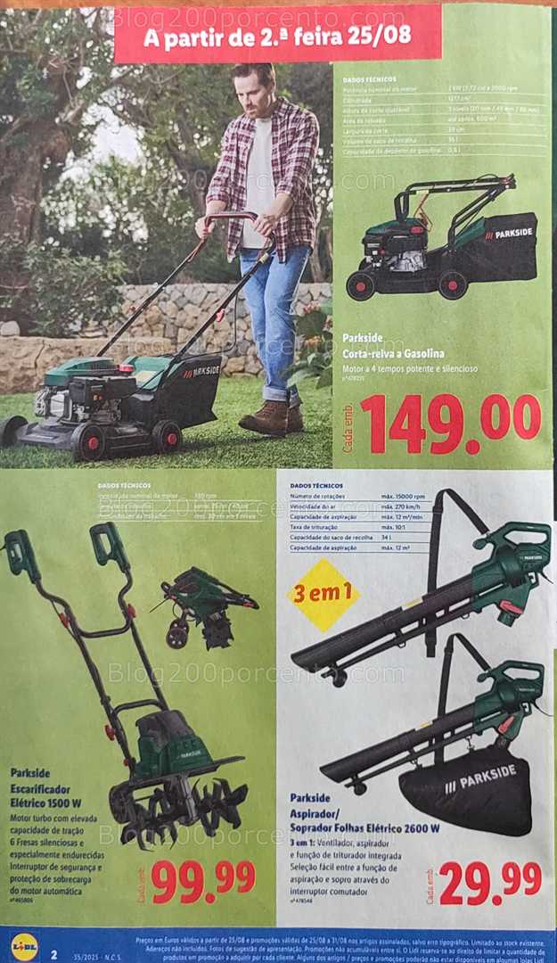 Antevisão Folheto LIDL Bazar Promoções de 25 agosto a 4 setembro