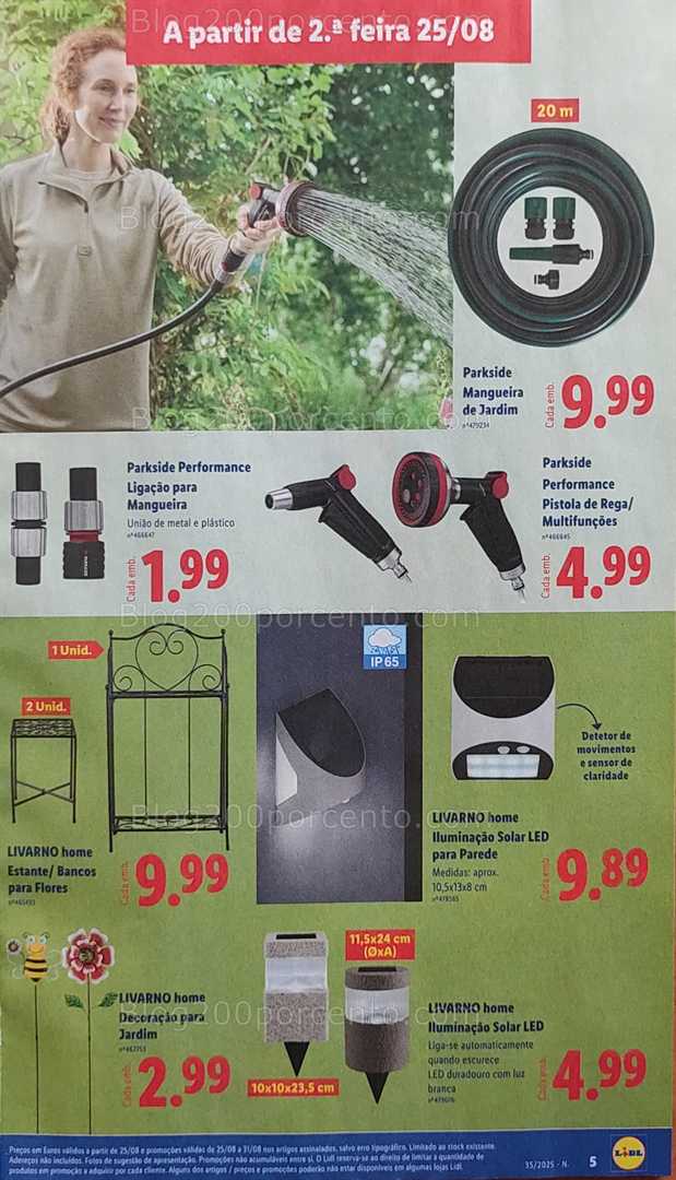 Antevisão Folheto LIDL Bazar Promoções de 25 agosto a 4 setembro