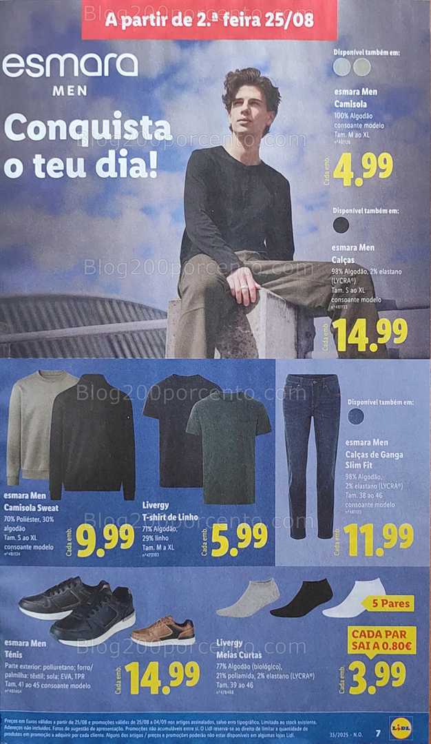Antevisão Folheto LIDL Bazar Promoções de 25 agosto a 4 setembro