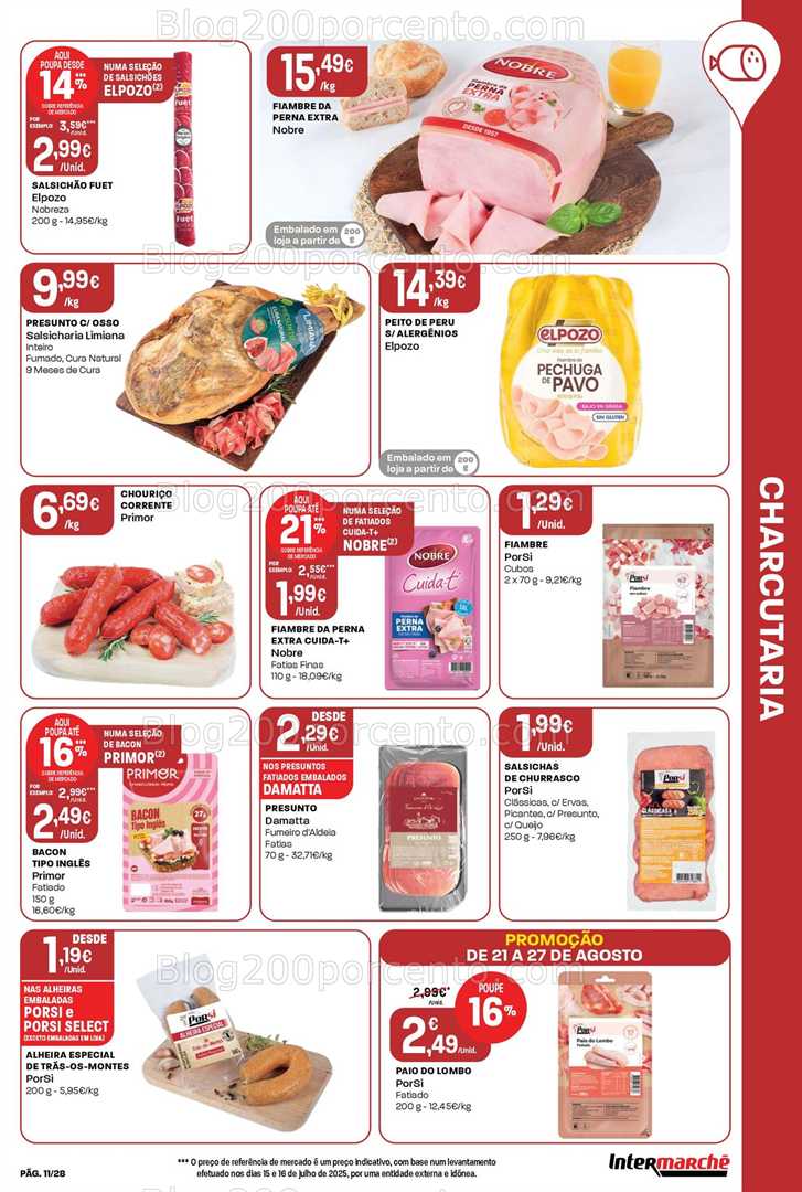 Antevisão Folheto INTERMARCHÉ Promoções de 21 a 27 agosto