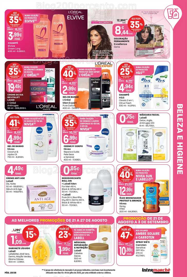 Antevisão Folheto INTERMARCHÉ Promoções de 21 a 27 agosto