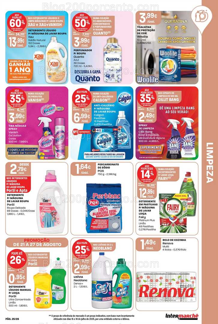 Antevisão Folheto INTERMARCHÉ Promoções de 21 a 27 agosto