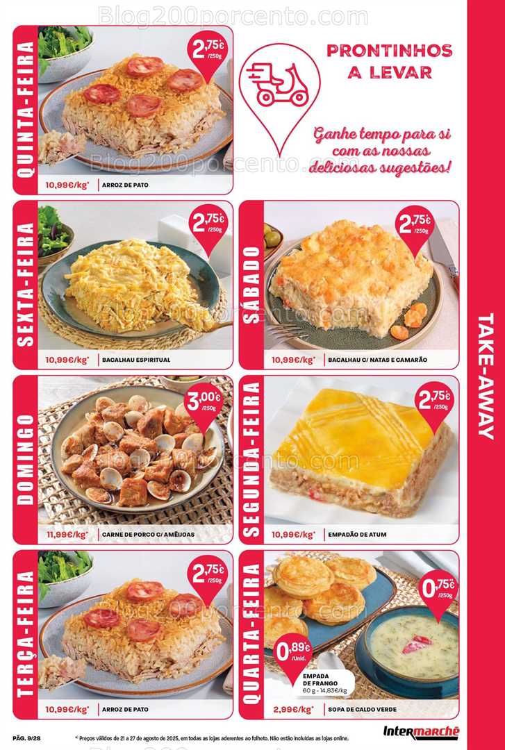 Antevisão Folheto INTERMARCHÉ Promoções de 21 a 27 agosto