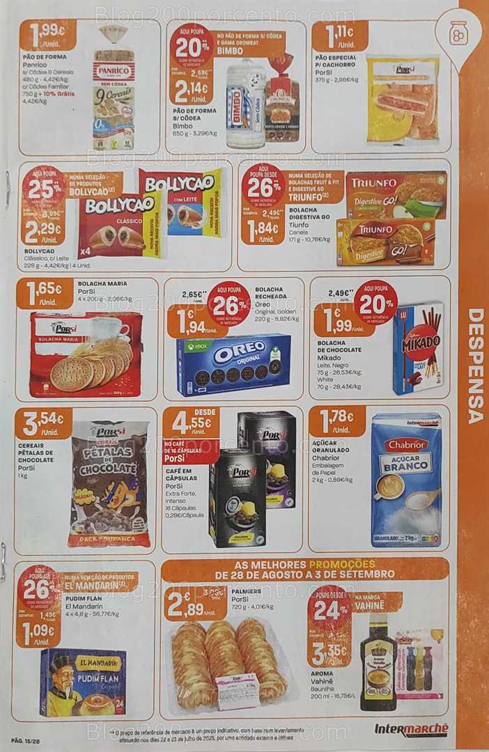 Antevisão Folheto INTERMARCHÉ Promoções de 28 agosto a 3 setembro