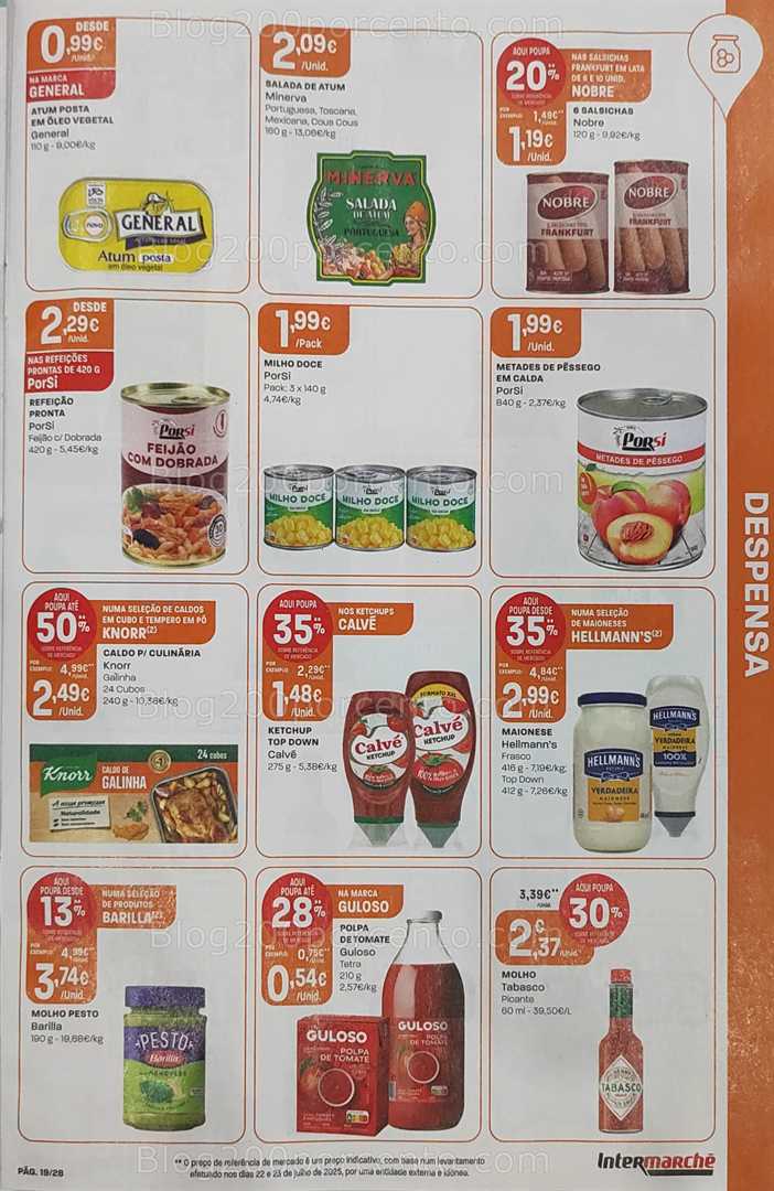 Antevisão Folheto INTERMARCHÉ Promoções de 28 agosto a 3 setembro