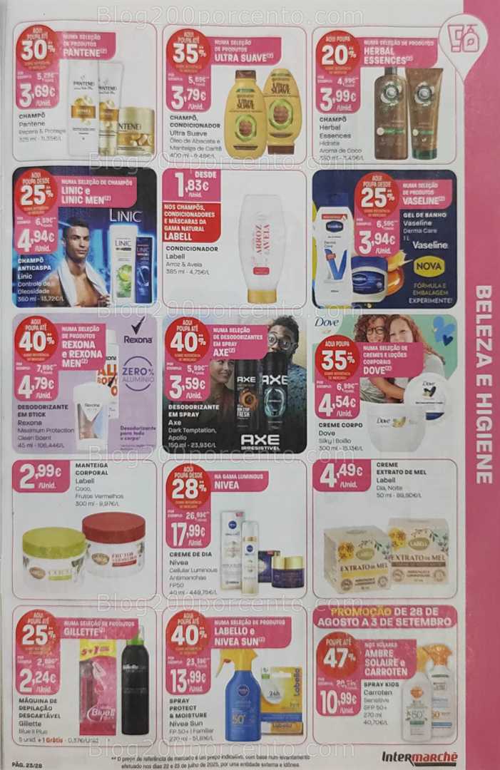 Antevisão Folheto INTERMARCHÉ Promoções de 28 agosto a 3 setembro