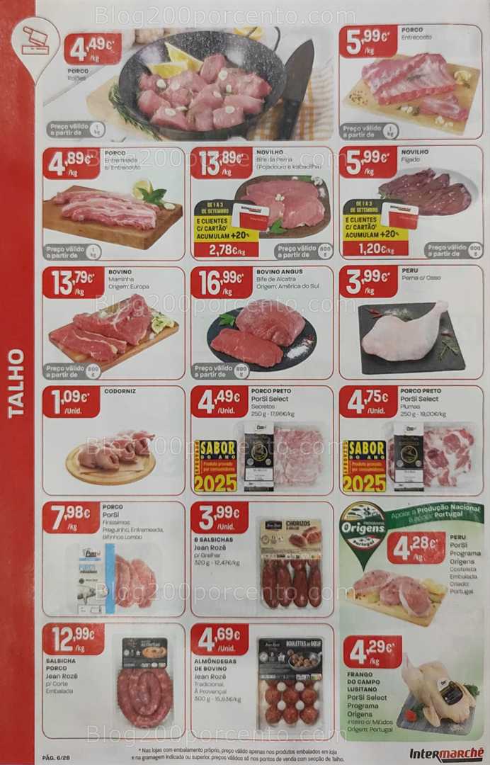 Antevisão Folheto INTERMARCHÉ Promoções de 28 agosto a 3 setembro
