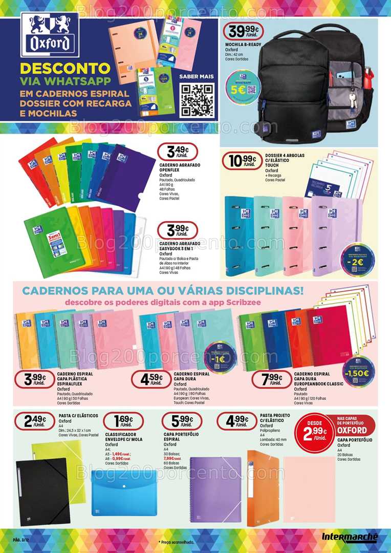 Antevisão Folheto INTERMARCHÉ Promoções de 21 agosto a 17 setembro