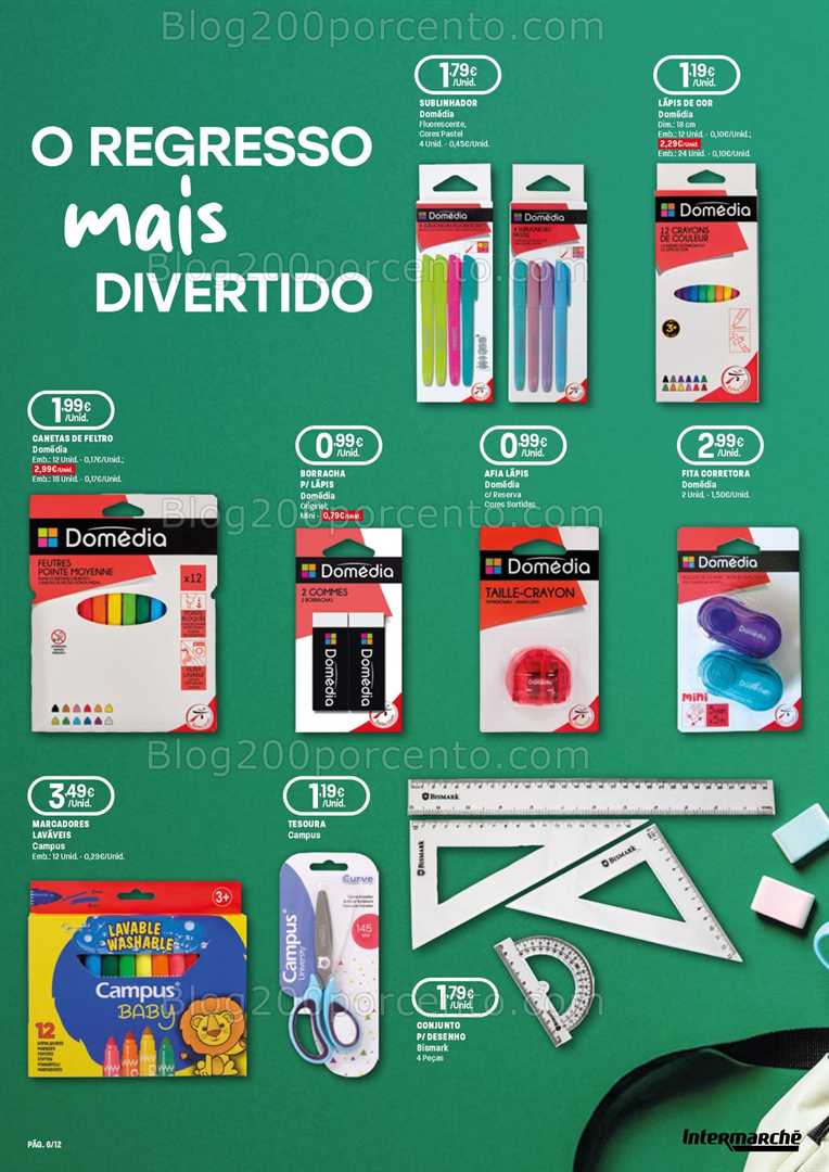 Antevisão Folheto INTERMARCHÉ Promoções de 21 agosto a 17 setembro