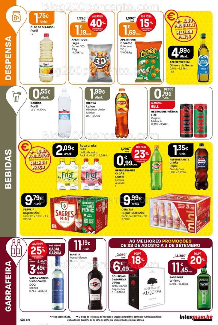 Antevisão Folheto INTERMARCHÉ Mini Promoções de 28 agosto a 3 setembro