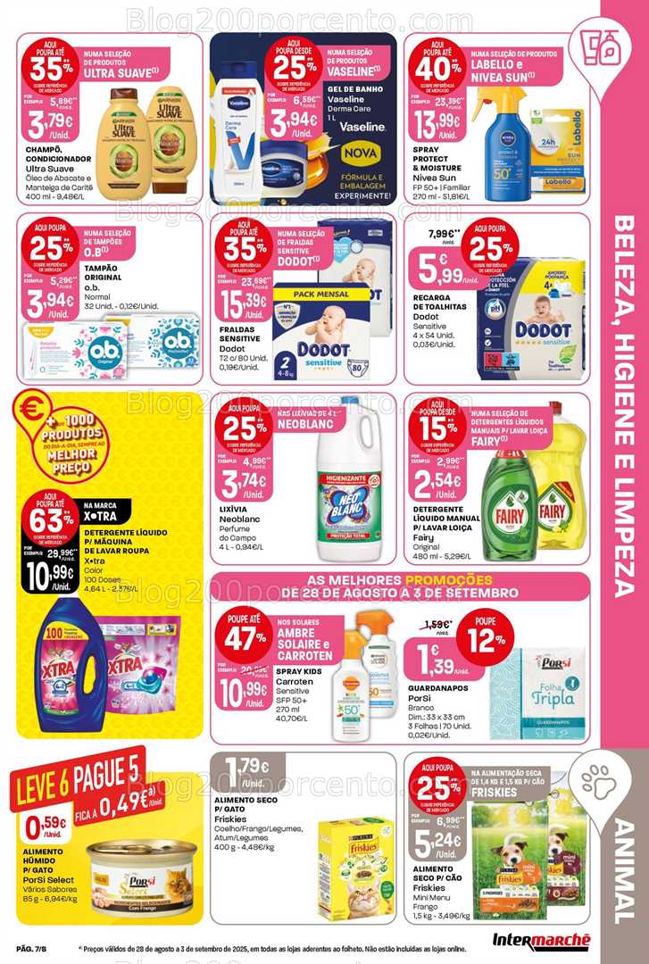 Antevisão Folheto INTERMARCHÉ Mini Promoções de 28 agosto a 3 setembro