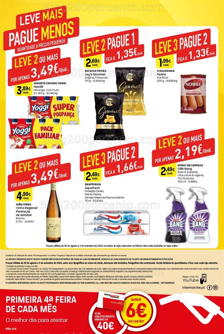 Antevisão Folheto INTERMARCHÉ Mini Promoções de 28 agosto a 3 setembro