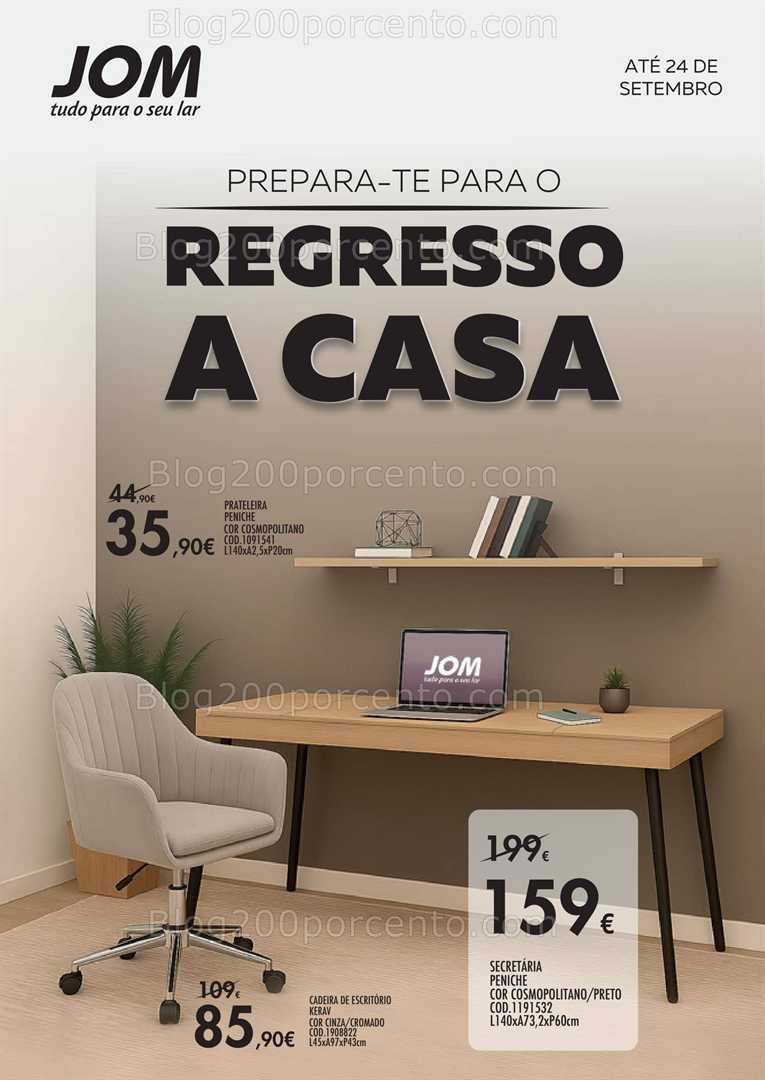 Antevisão Folheto JOM Regresso às Aulas Promoções de 21 agosto a 24 setembro