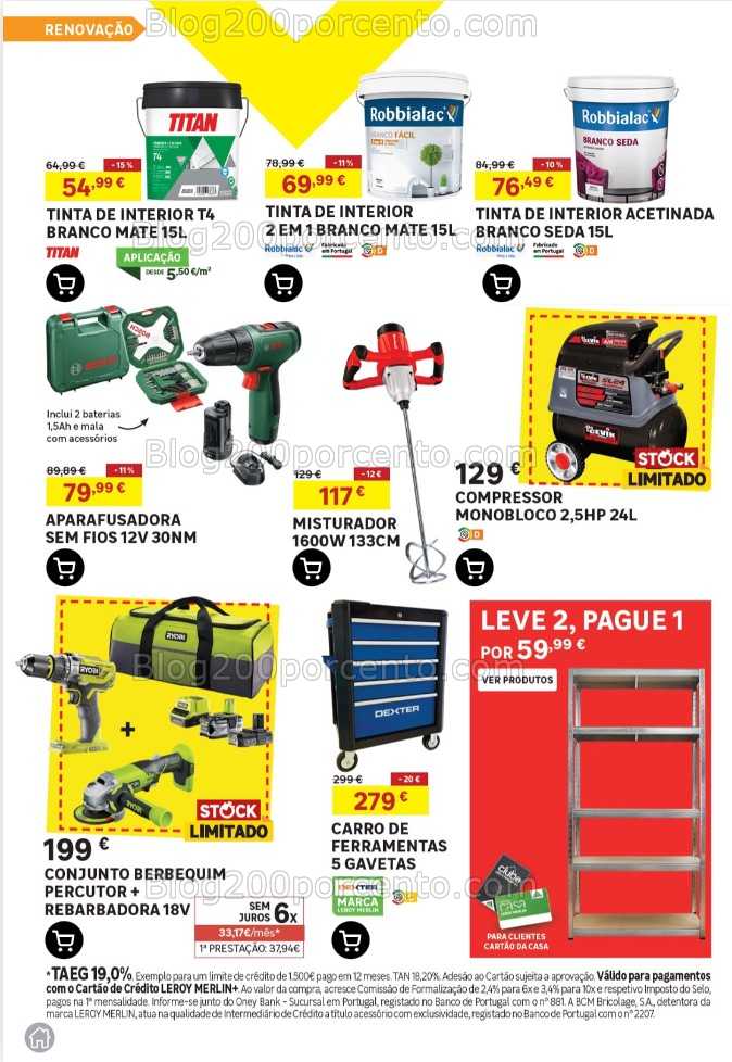 Antevisão Folheto LEROY MERLIN Promoções de 21 agosto a 30 setembro