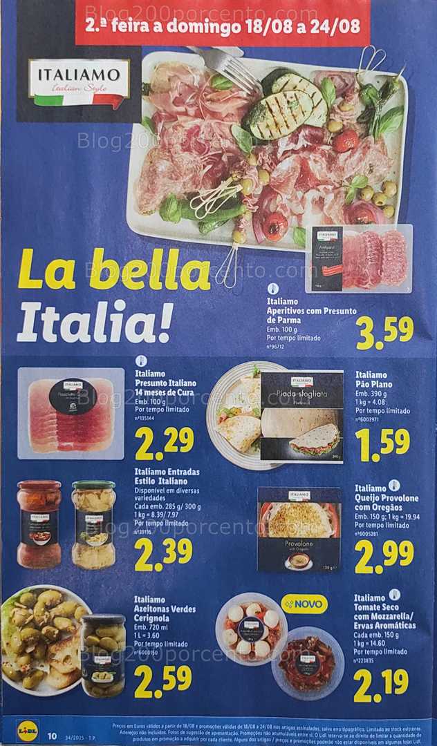 Antevisão Folheto LIDL Promoções de 18 a 24 agosto