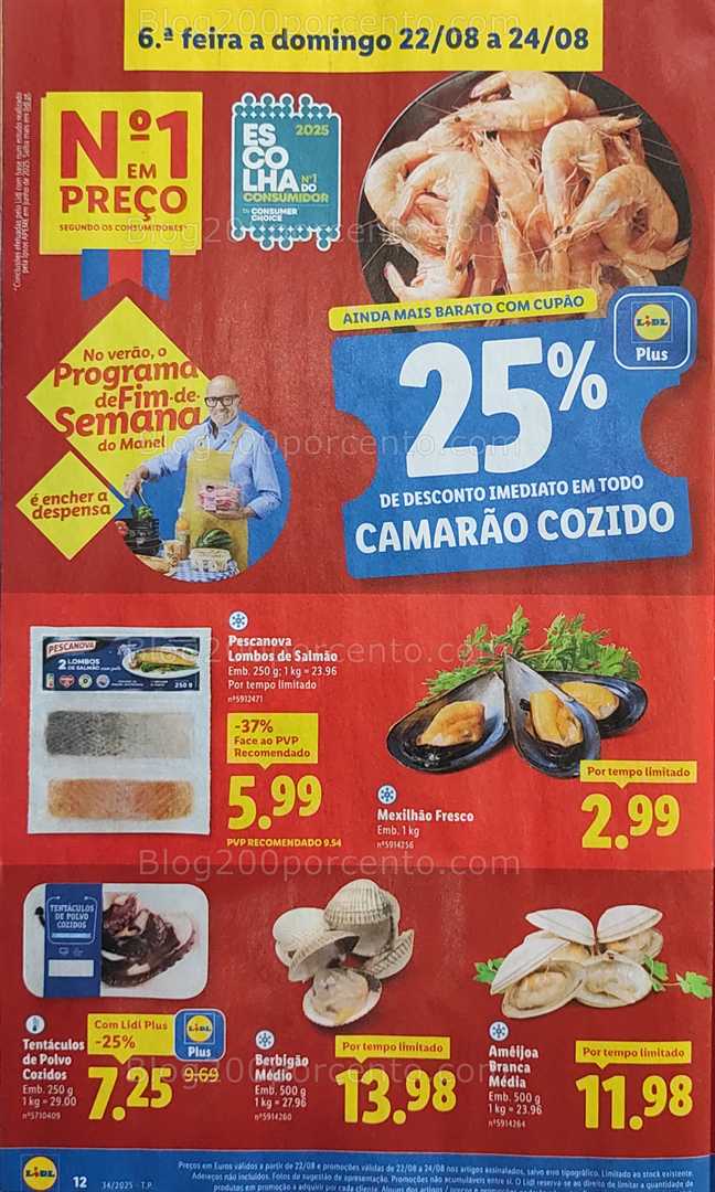 Antevisão Folheto LIDL Promoções de 18 a 24 agosto
