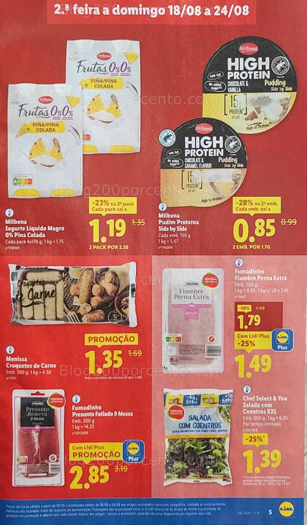 Antevisão Folheto LIDL Promoções de 18 a 24 agosto