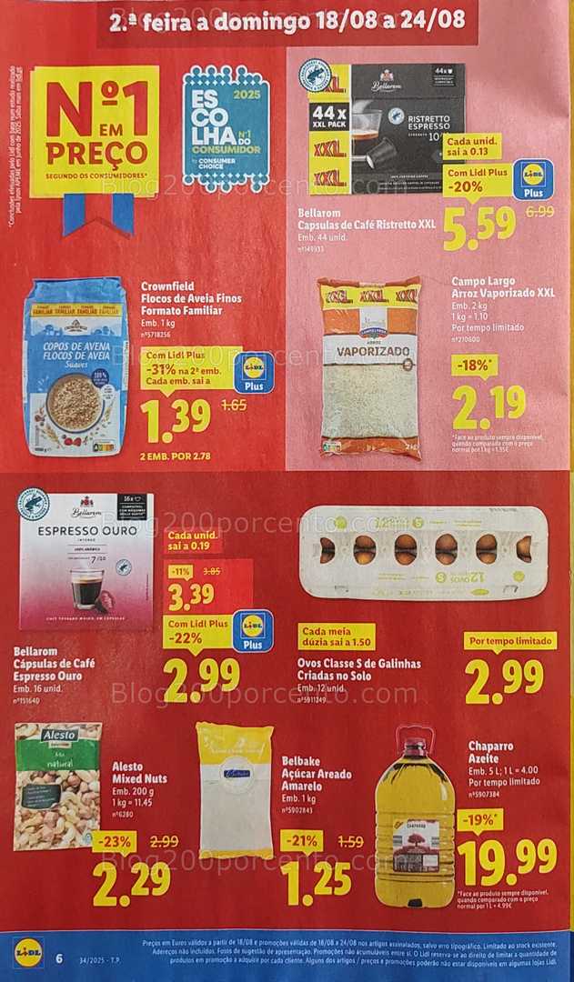 Antevisão Folheto LIDL Promoções de 18 a 24 agosto