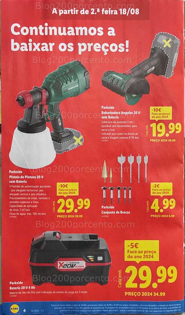 Antevisão Folheto LIDL Bazar Promoções de 18 a 28 agosto