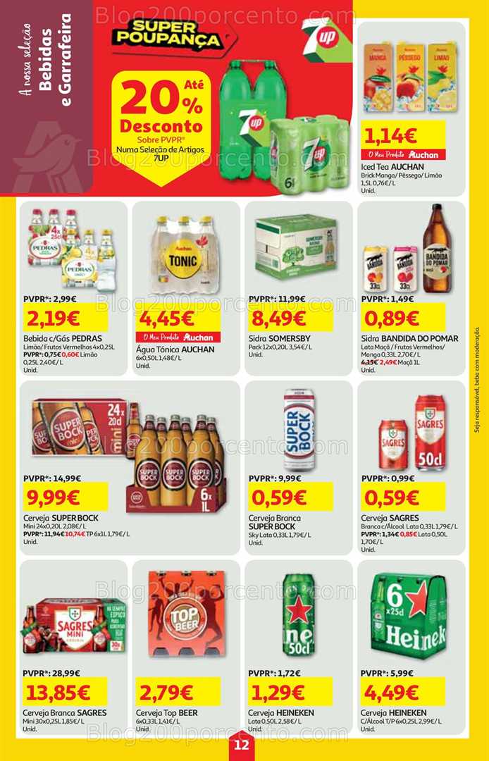 Antevisão Folheto MINIPREÇO - AUCHAN Promoções de 14 a 20 agosto