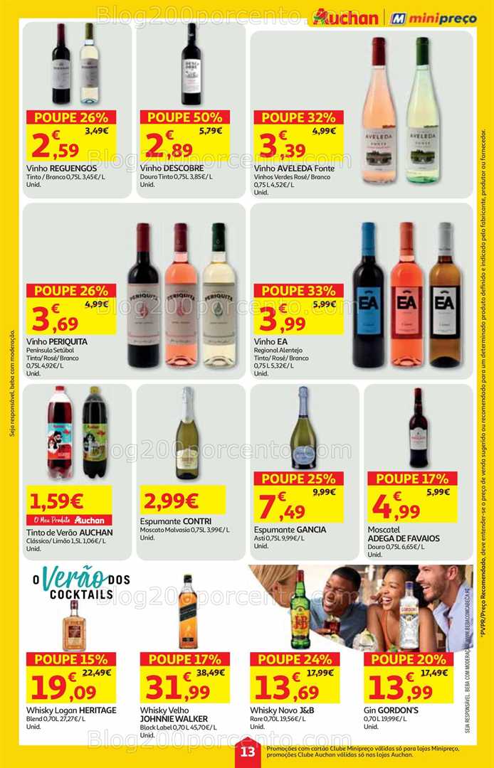 Antevisão Folheto MINIPREÇO - AUCHAN Promoções de 14 a 20 agosto