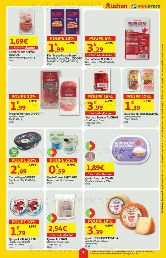 Antevisão Folheto MINIPREÇO - AUCHAN Promoções de 14 a 20 agosto