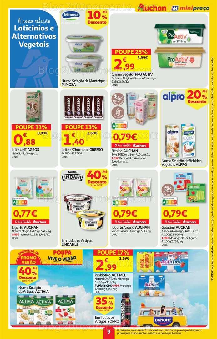 Antevisão Folheto MINIPREÇO - AUCHAN Promoções de 14 a 20 agosto