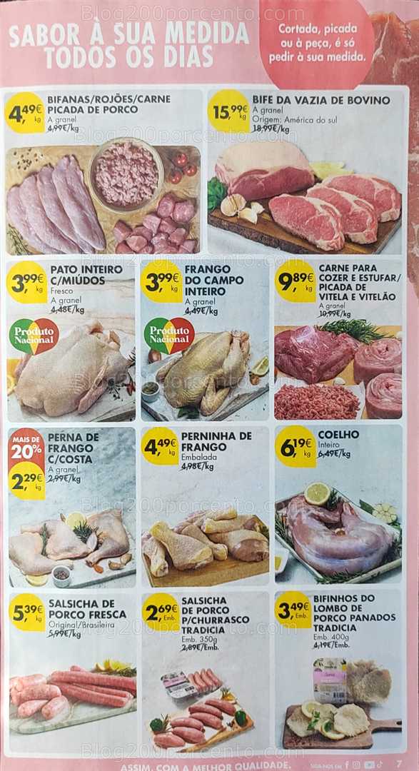 Antevisão Folheto PINGO DOCE Promoções de 12 a 18 agosto, na página 8, encontra: carnes, frescos, promoções, alimentação, mercearia
