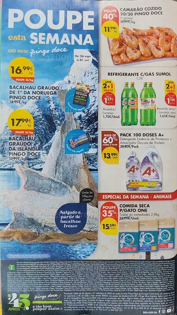 Antevisão Folheto PINGO DOCE Promoções de 26 agosto a 1 setembro