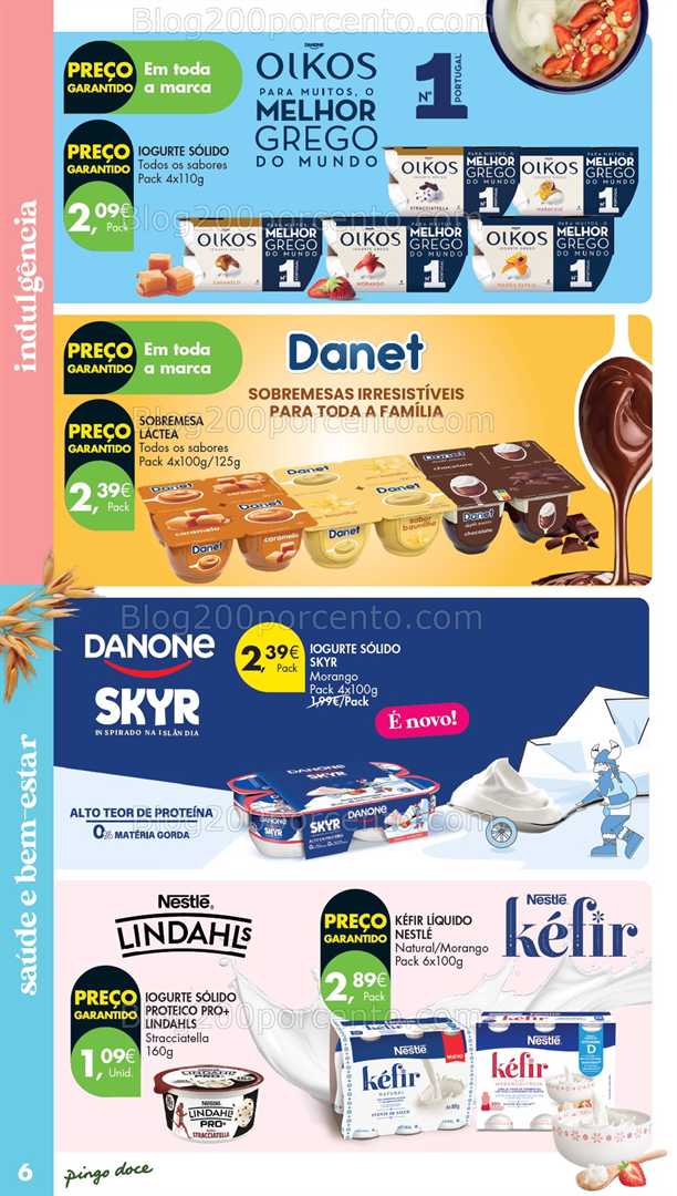 Antevisão Folheto PINGO DOCE Especial Iogurtes Promoções de 26 agosto a 6 setembro