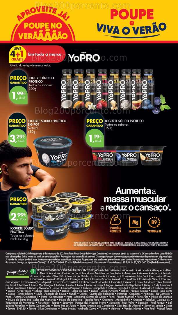 Antevisão Folheto PINGO DOCE Especial Iogurtes Promoções de 26 agosto a 6 setembro