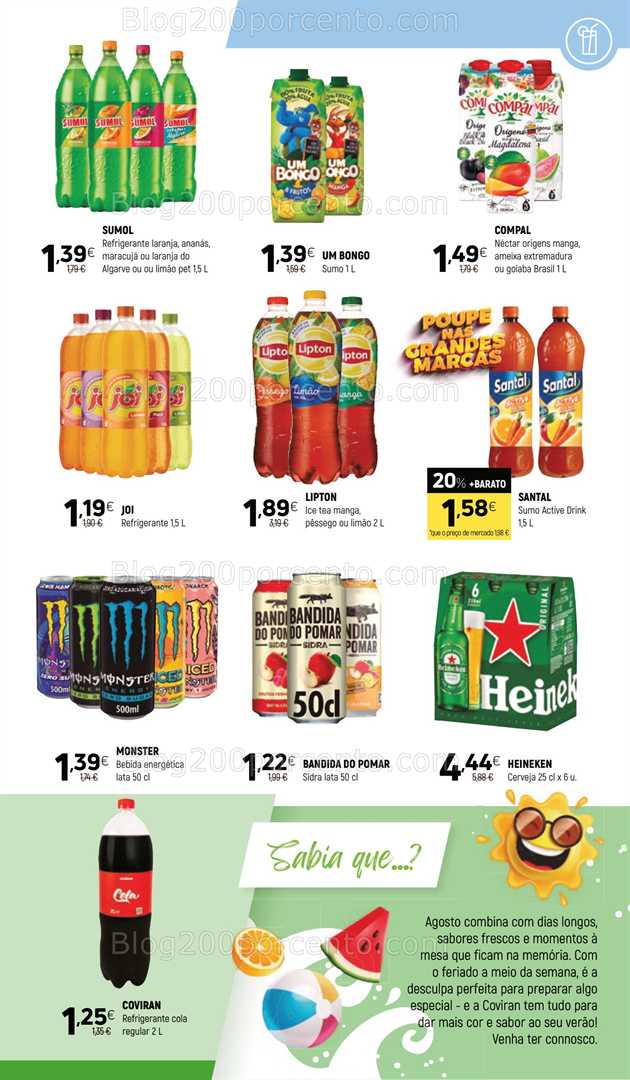 Antevisão Folheto COVIRAN Promoções de 12 a 24 agosto