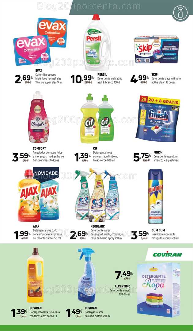 Antevisão Folheto COVIRAN Promoções de 12 a 24 agosto