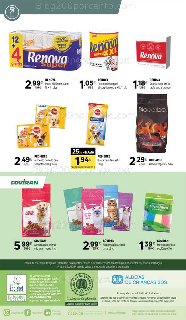 Antevisão Folheto COVIRAN Promoções de 12 a 24 agosto