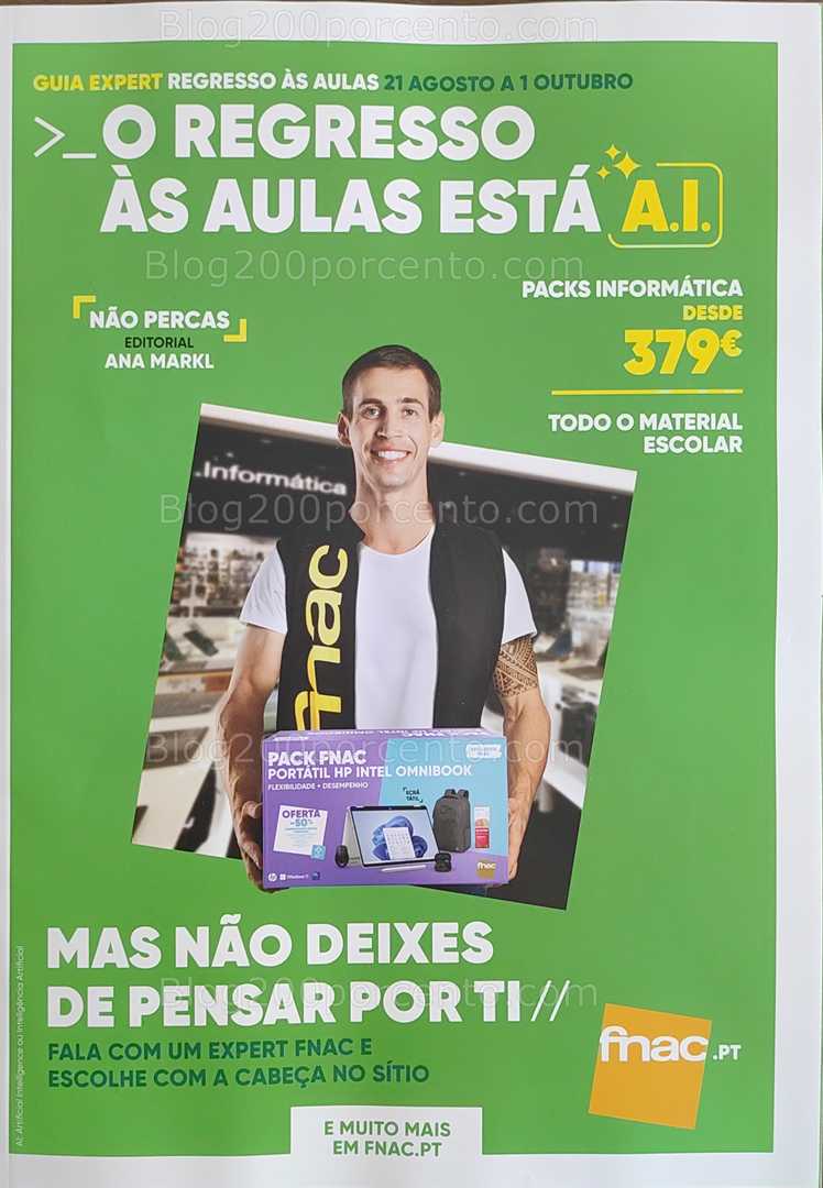 Antevisão Folheto FNAC Regresso às Aulas Promoções até 1 outubro