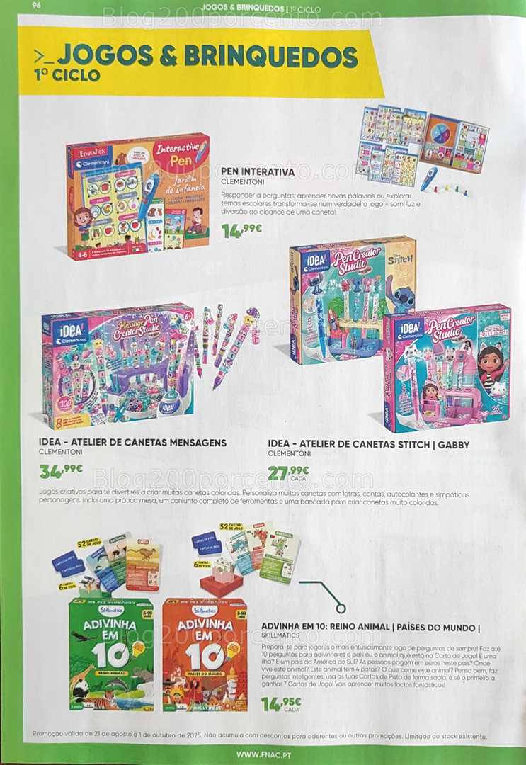Antevisão Folheto FNAC Regresso às Aulas Promoções até 1 outubro