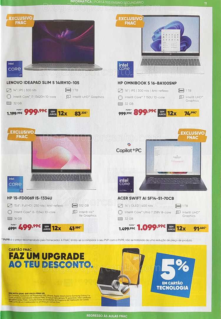 Antevisão Folheto FNAC Regresso às Aulas Promoções até 1 outubro
