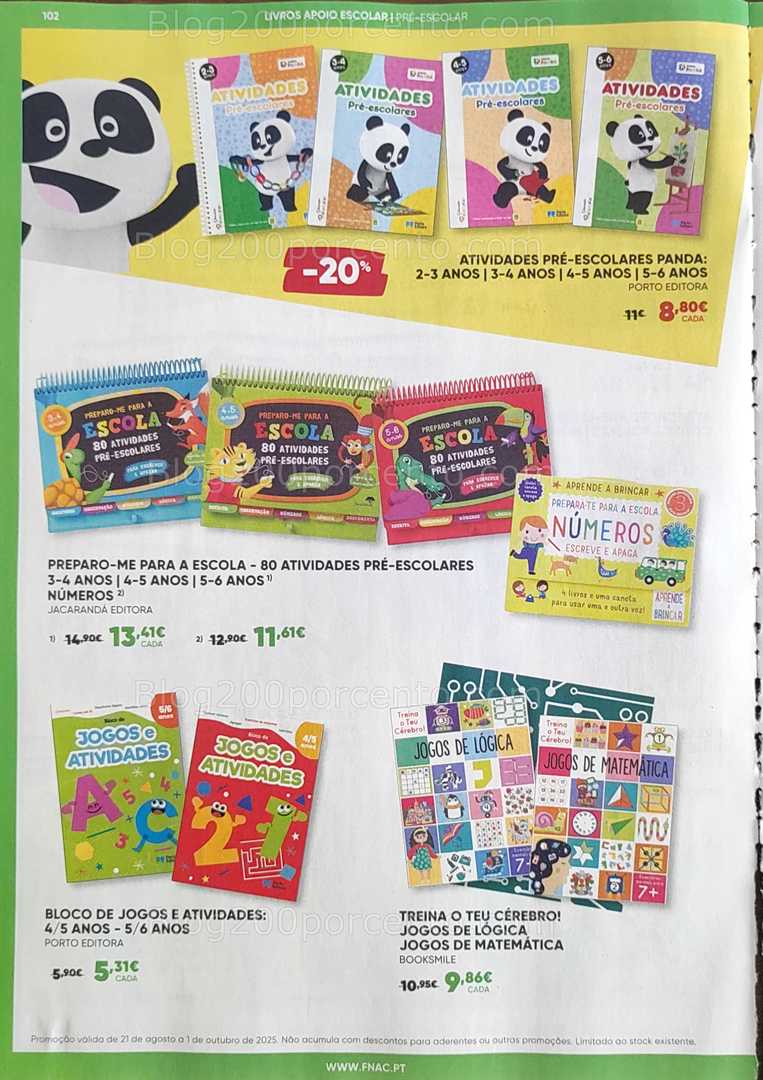 Antevisão Folheto FNAC Regresso às Aulas Promoções até 1 outubro