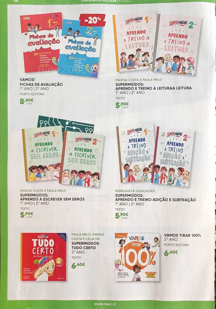 Antevisão Folheto FNAC Regresso às Aulas Promoções até 1 outubro