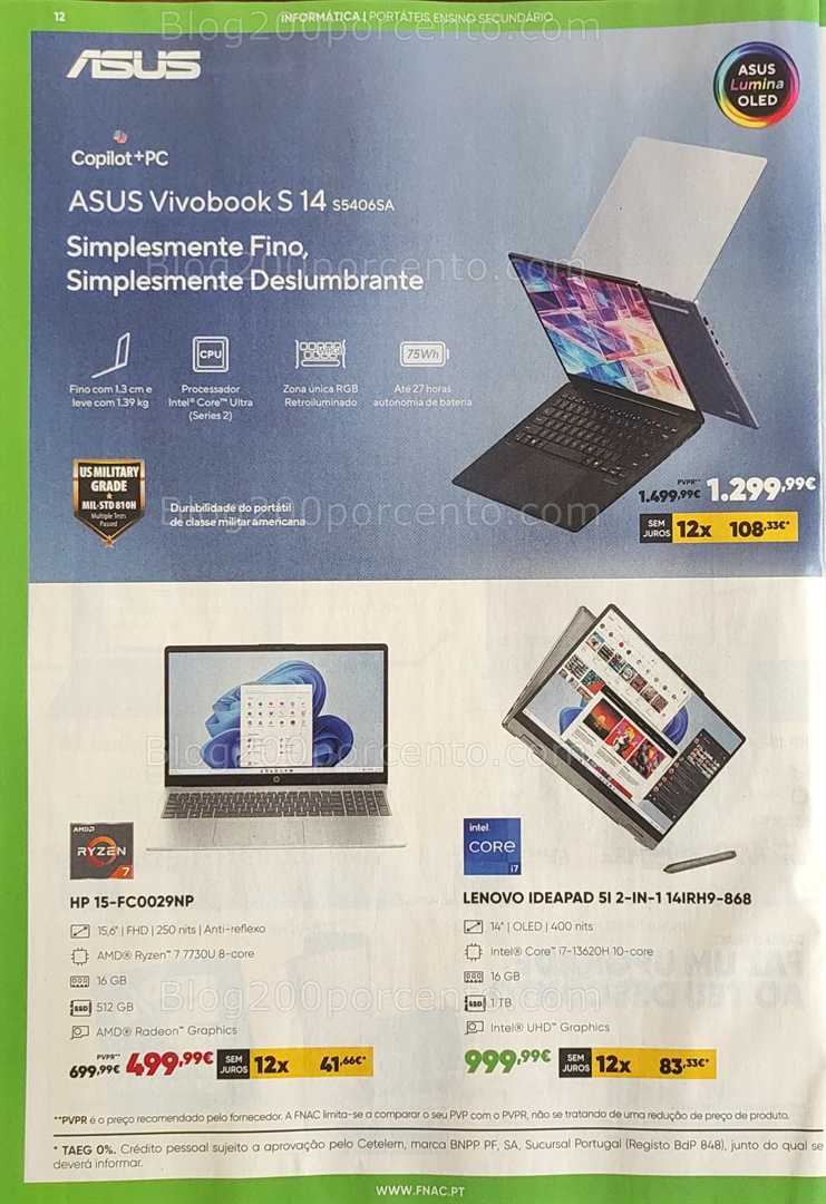 Antevisão Folheto FNAC Regresso às Aulas Promoções até 1 outubro