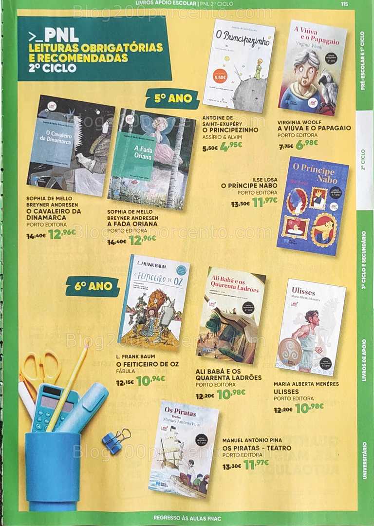 Antevisão Folheto FNAC Regresso às Aulas Promoções até 1 outubro