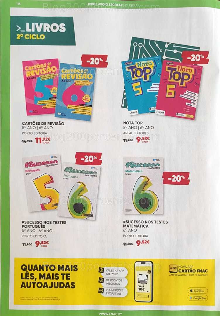 Antevisão Folheto FNAC Regresso às Aulas Promoções até 1 outubro