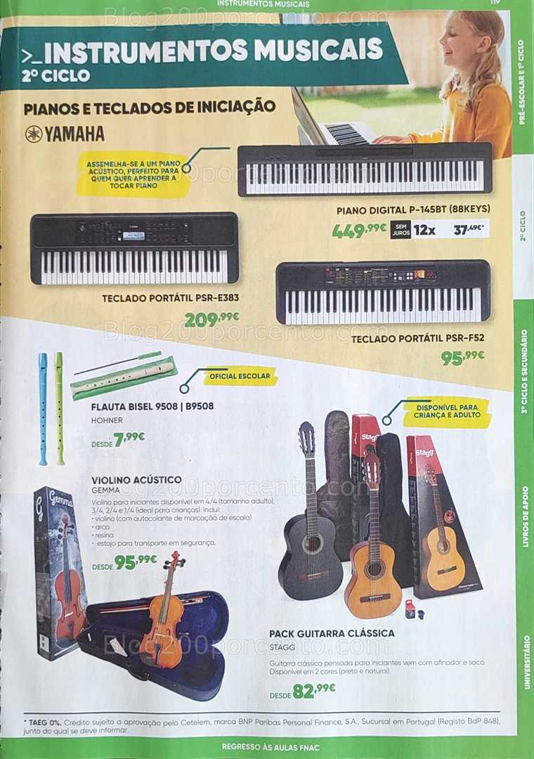 Antevisão Folheto FNAC Regresso às Aulas Promoções até 1 outubro