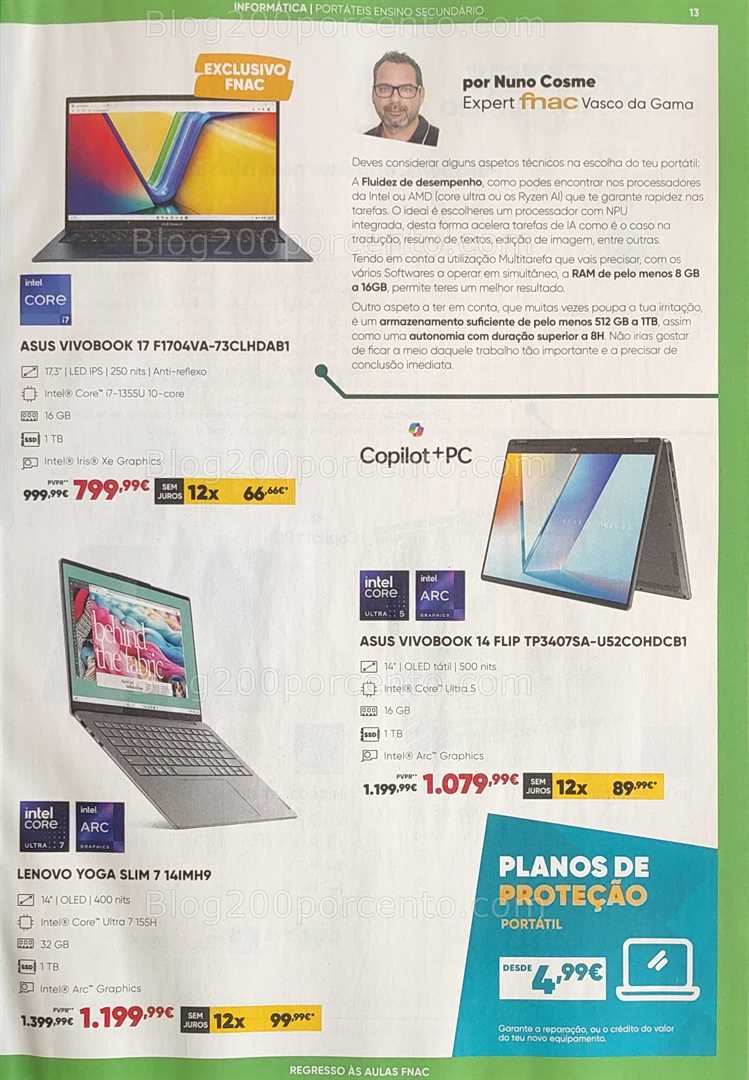 Antevisão Folheto FNAC Regresso às Aulas Promoções até 1 outubro