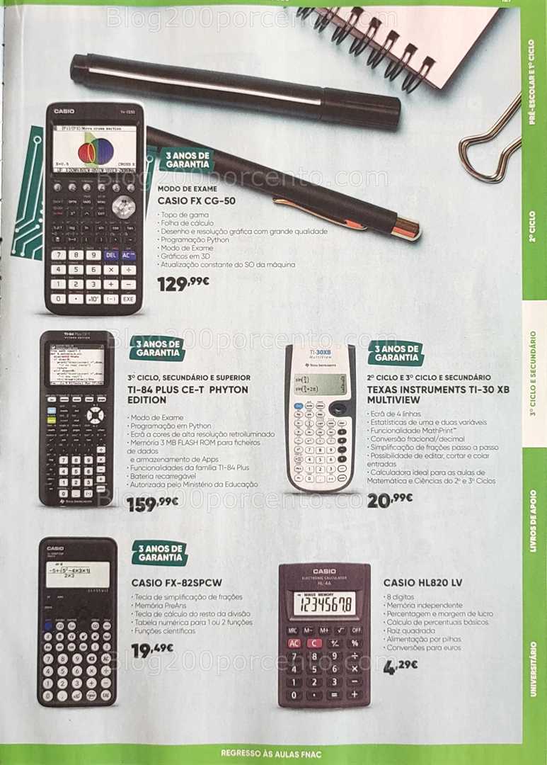 Antevisão Folheto FNAC Regresso às Aulas Promoções até 1 outubro