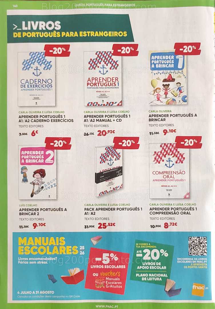 Antevisão Folheto FNAC Regresso às Aulas Promoções até 1 outubro