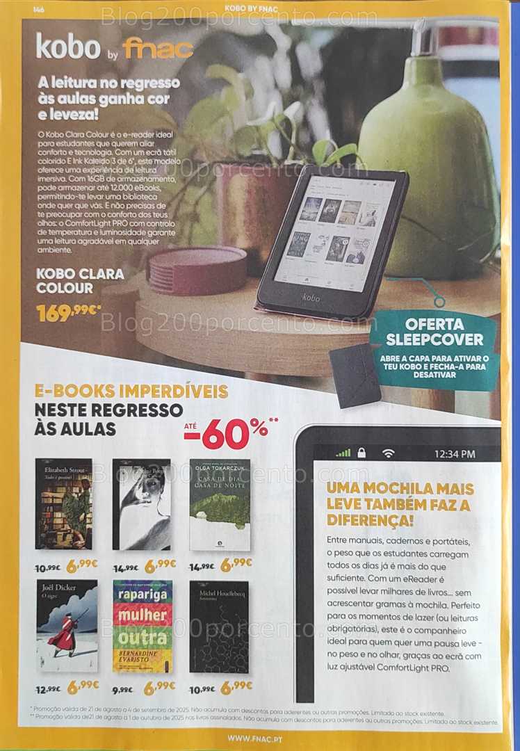Antevisão Folheto FNAC Regresso às Aulas Promoções até 1 outubro
